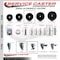 Service Caster 4 Inch Phenolic Wheel Swivel 58 Inch Threaded Stem Caster with Brake SCC SCC-TS20S414-PHS-TLB-58212 - alternate 2